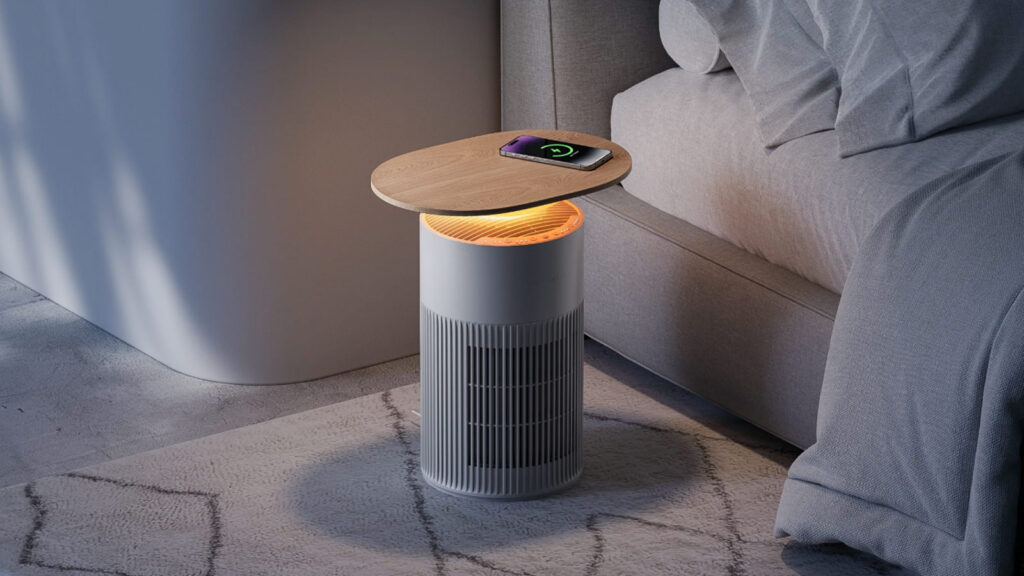 Switchbot air purifier table - multipurpose appliance for smart home