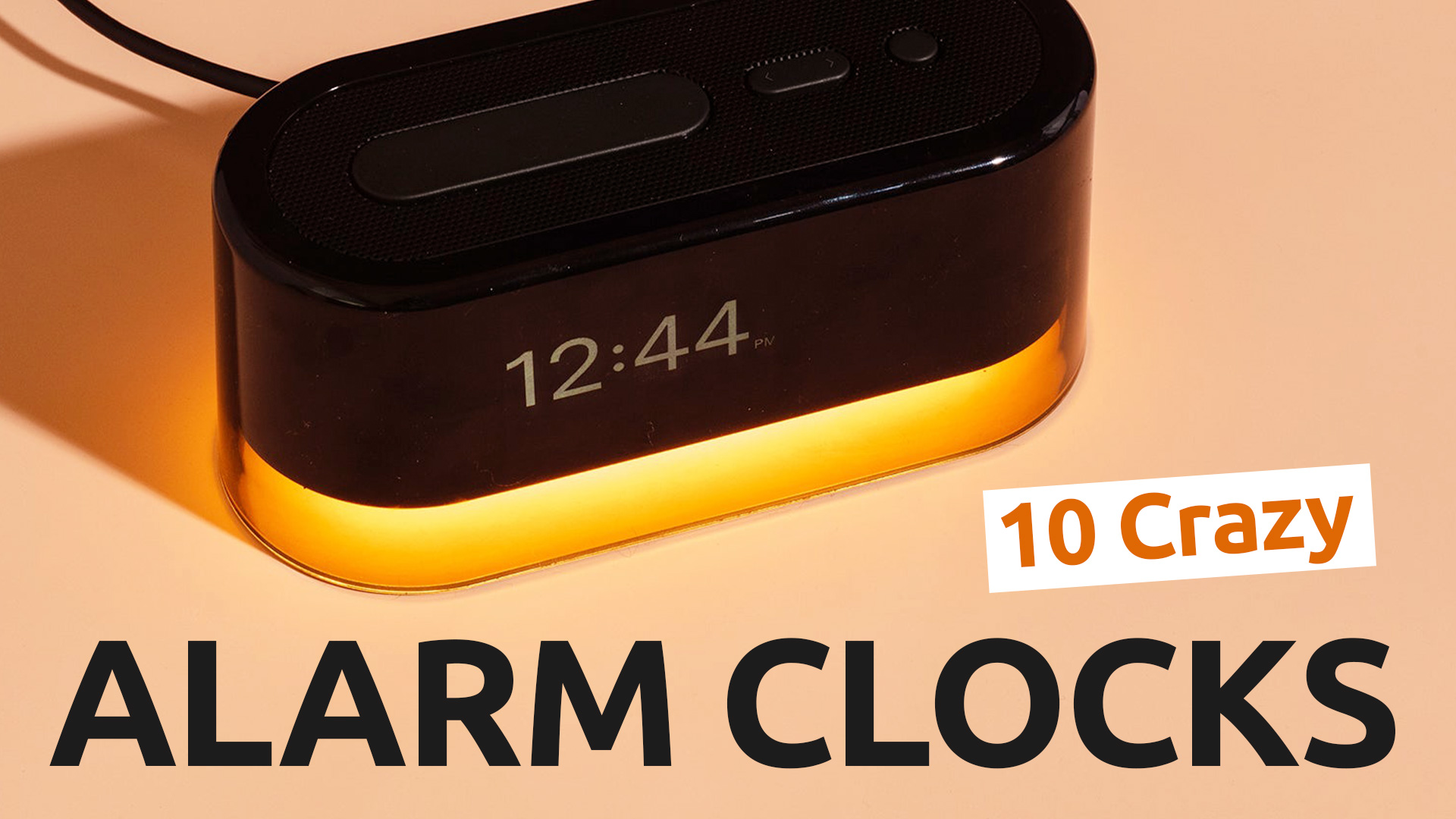 10 Creative Alarm Clocks to Help You Wake Up