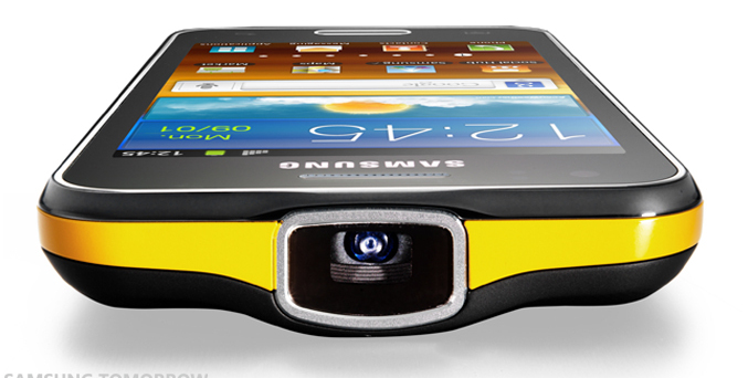 Samsung Galaxy Beam Smartphone with a Built-in Projector