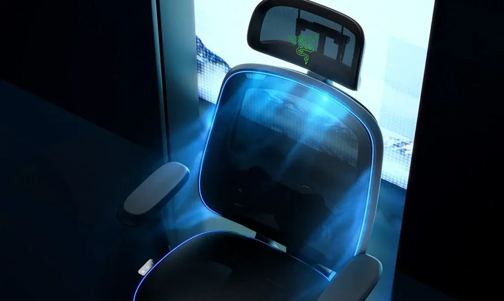Razer Project Arielle - Innovative office chair with cooling and heating