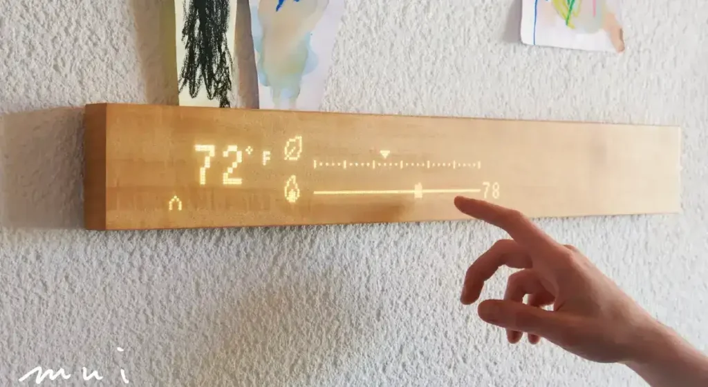 Smart home control display