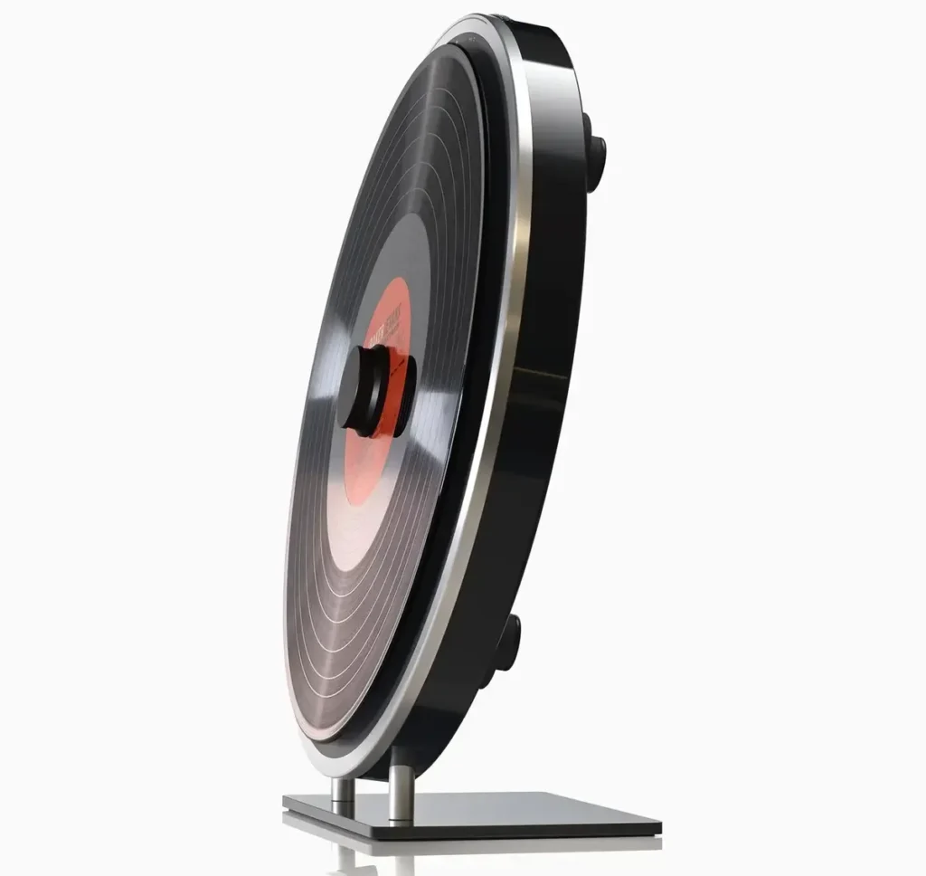 Black Wheel retro music player