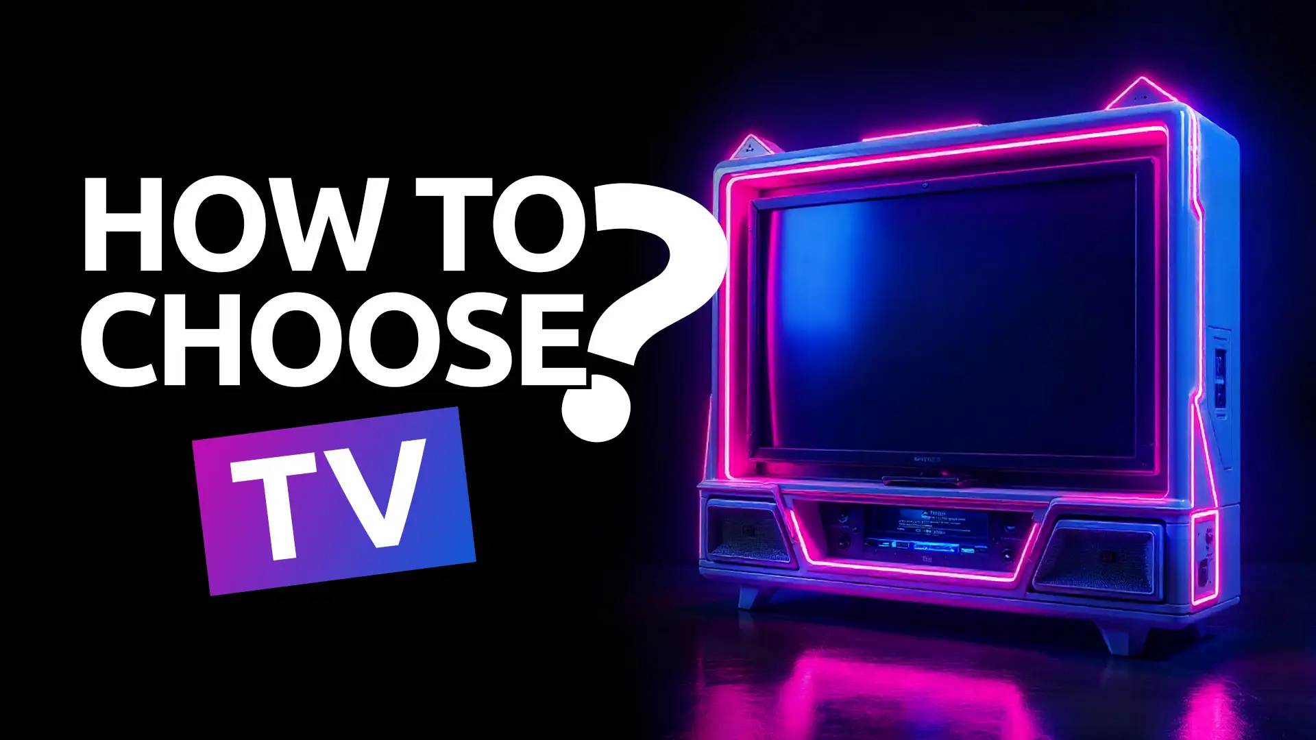 How to Choose a TV – All Specs & Things You Should Know