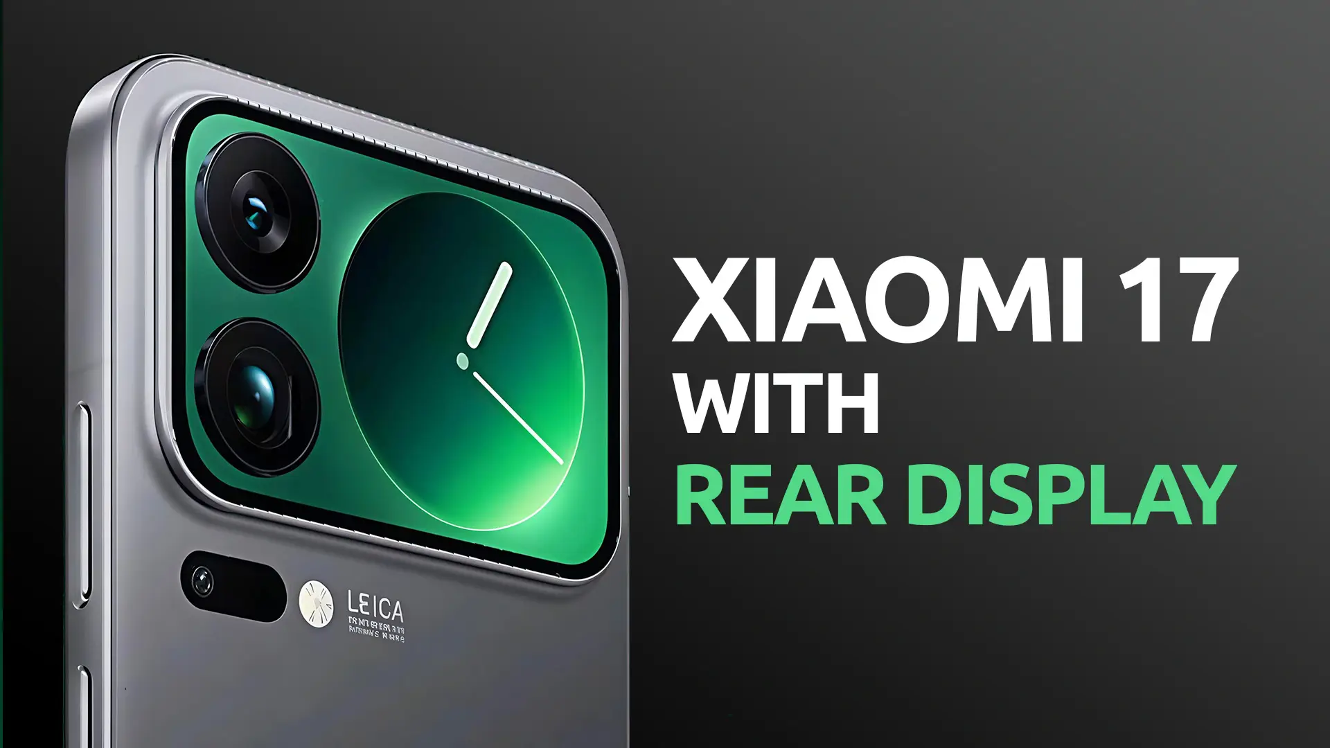 Xiaomi 17 Pro Comes With Rear Display & It’s Packed With Innovation