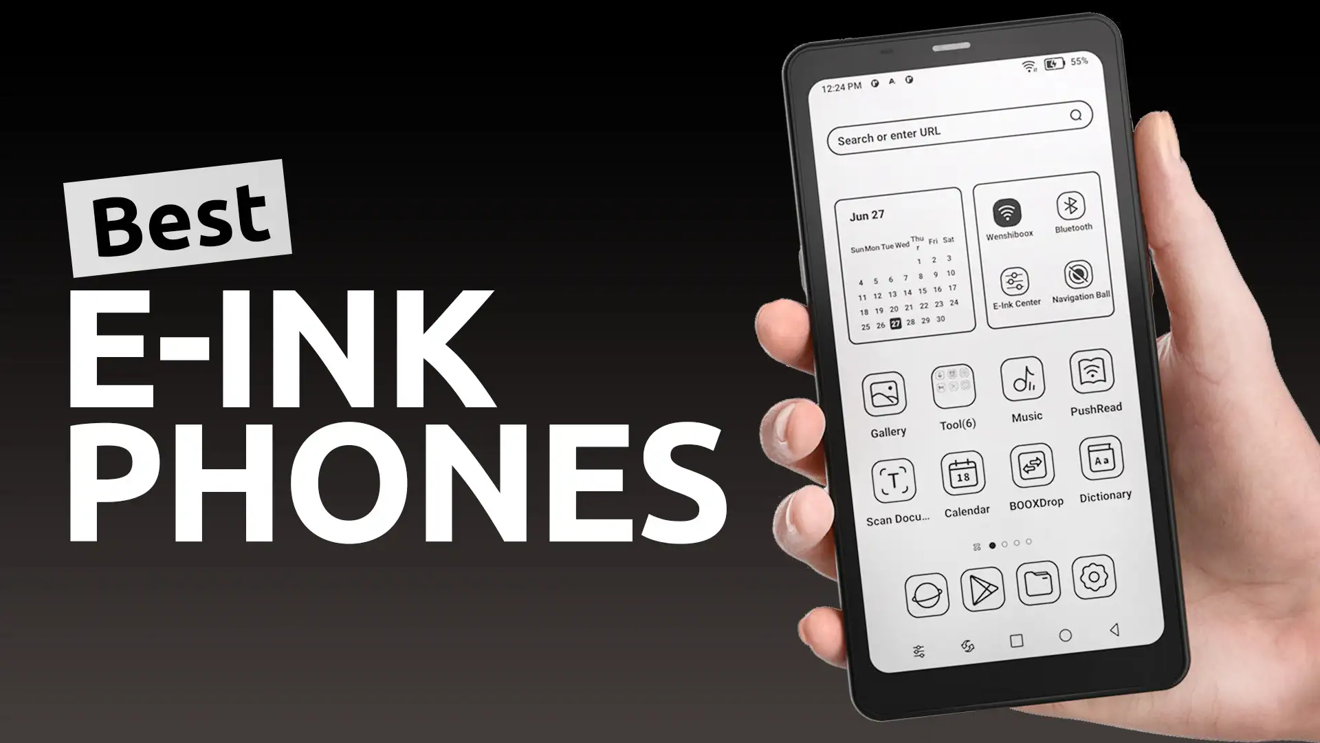 The Coolest E-Ink Smartphones You Can Actually Use